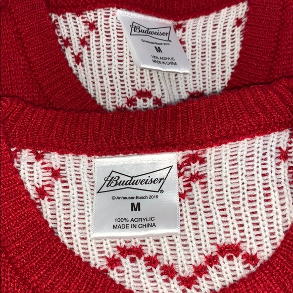 Budweiser Classic Ugly Christmas Sweater - Picture 10 of 12